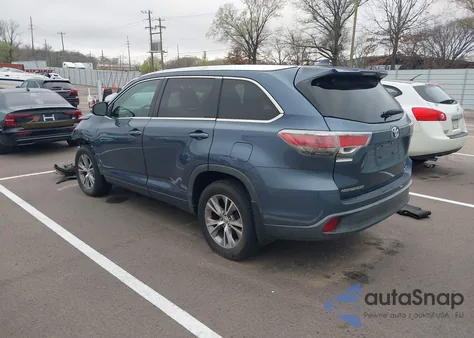 2014 Toyota Highlander Xle V6 from USA, damaged, VIN 5TDKKRFH4ES014489